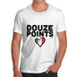 Funny T Shirts Douze Points Italy Men's T-Shirt X-Large White