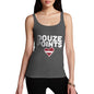 Funny Tank Top For Mum Douze Points Latvia Women's Tank Top X-Large Dark Grey