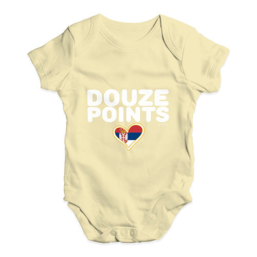 Douze Points Serbia Baby Unisex Baby Grow Bodysuit