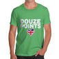 Funny Tshirts Douze Points United Kingdom Men's T-Shirt X-Large Green