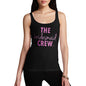 Funny Gifts For Women The Bridesmaid Crew Women's Tank Top Medium Black