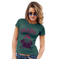 Funny Tshirts For Women Bah Humpug Women's T-Shirt X-Large Bottle Green