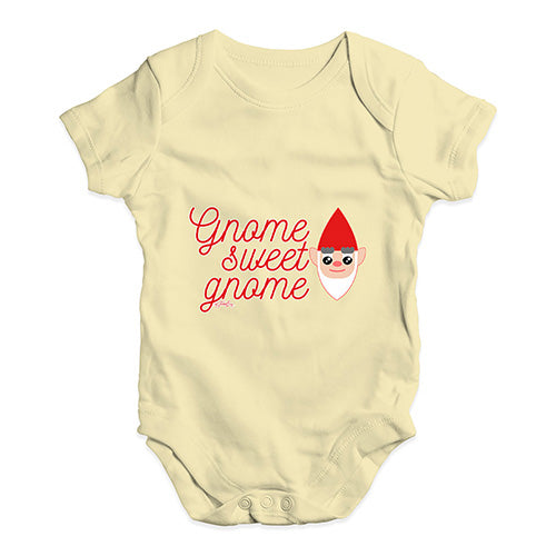 Gnome Sweet Gnome Baby Unisex Baby Grow Bodysuit