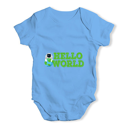 Hello World Baby Unisex Baby Grow Bodysuit