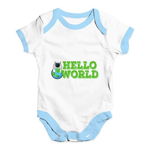 Hello World Baby Unisex Baby Grow Bodysuit