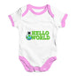 Hello World Baby Unisex Baby Grow Bodysuit