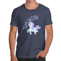Funny Gifts For Men Team Unicorn Men's T-Shirt X-Large Navy