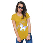 Novelty Gifts For Women Team Unicorn Women's T-Shirt X-Large Yellow