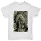 Kids Funny Tshirts Native American Lion Boy's T-Shirt Age 9-11 White