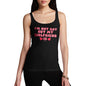 Womens Humor Novelty Graphic Funny Tank Top I'm Not Gay But My Girlfriend Is Women's Tank Top Medium Black