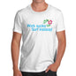 Novelty T Shirts For Dad Work Sucks Surf Instead Men's T-Shirt Large White