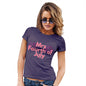 Novelty Gifts For Women Mrs Fourth Of July Women's T-Shirt Medium Plum