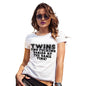 Funny T Shirts For Women Two F-cking Babies At The Same Time! Women's T-Shirt X-Large White