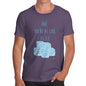 Funny T Shirts For Men Dad You're As Cool As Ice Men's T-Shirt X-Large Plum