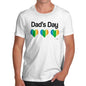 Novelty T Shirts For Dad Dad's Day Men's T-Shirt X-Large White