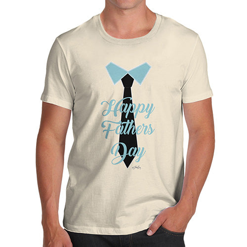 Novelty Tshirts Men Father's Day Shirt And Tie Men's T-Shirt X-Large Natural
