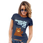 Funny T Shirts For Mom Thank For Bearing With Me Dad Women's T-Shirt X-Large Navy