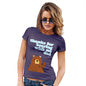 Womens Funny Sarcasm T Shirt Thank For Bearing With Me Dad Women's T-Shirt X-Large Plum
