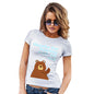 Funny T Shirts For Women Thank For Bearing With Me Dad Women's T-Shirt X-Large White