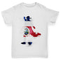 Boys novelty tees Football Soccer Silhouette Costa Rica Boy's T-Shirt Age 3-4 White