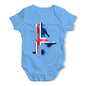football Soccer Silhouette Iceland Baby Unisex Baby Grow Bodysuit