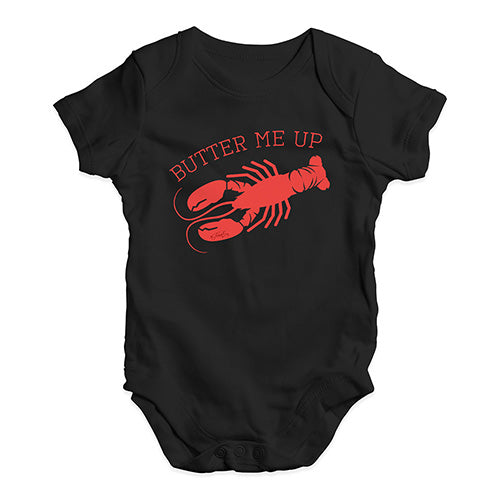 Butter Me Up Lobster Baby Unisex Baby Grow Bodysuit