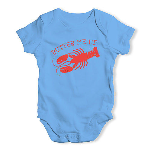 Butter Me Up Lobster Baby Unisex Baby Grow Bodysuit