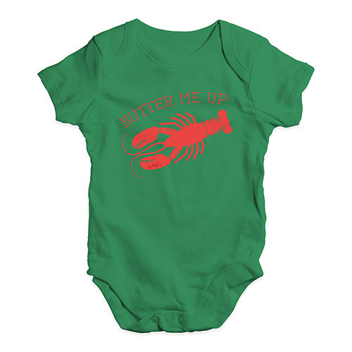 Butter Me Up Lobster Baby Unisex Baby Grow Bodysuit