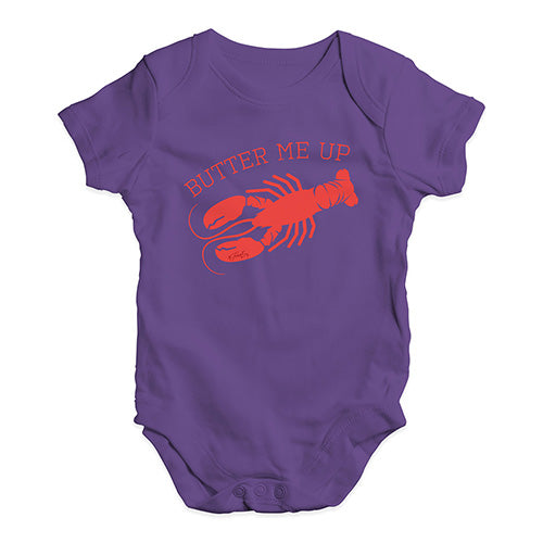 Butter Me Up Lobster Baby Unisex Baby Grow Bodysuit