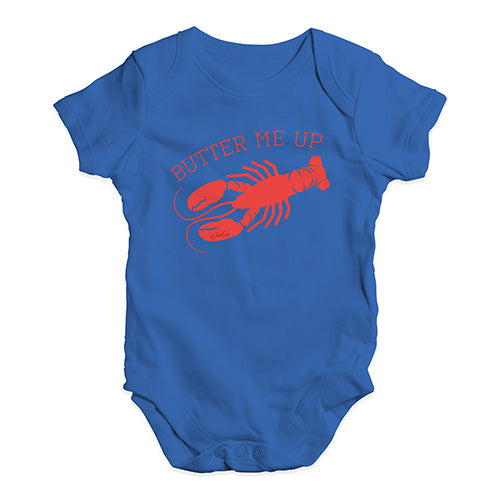 Butter Me Up Lobster Baby Unisex Baby Grow Bodysuit
