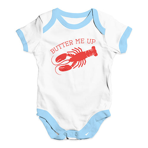 Butter Me Up Lobster Baby Unisex Baby Grow Bodysuit