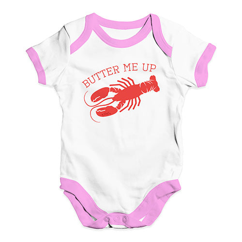 Butter Me Up Lobster Baby Unisex Baby Grow Bodysuit