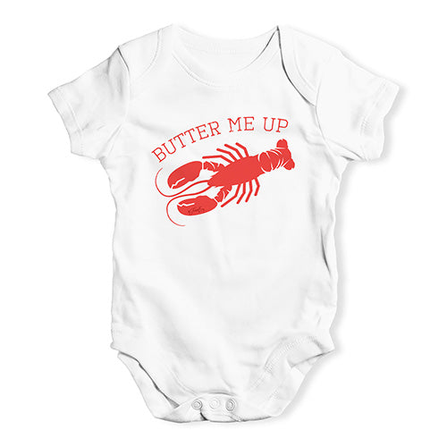 Butter Me Up Lobster Baby Unisex Baby Grow Bodysuit