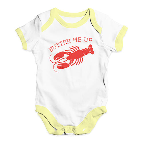 Butter Me Up Lobster Baby Unisex Baby Grow Bodysuit