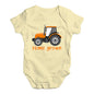 Home Grown Tractor Baby Unisex Baby Grow Bodysuit