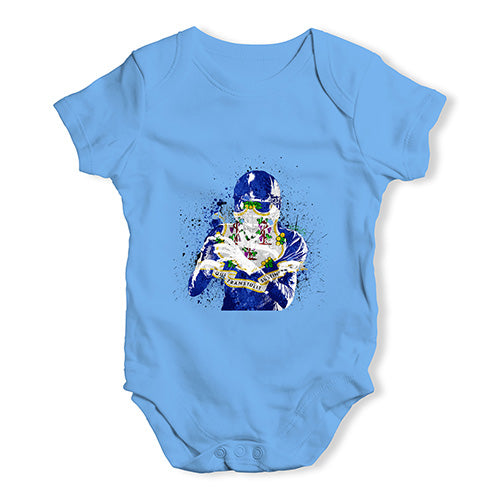 Connecticut American Football Player Baby Unisex Baby Grow Bodysuit