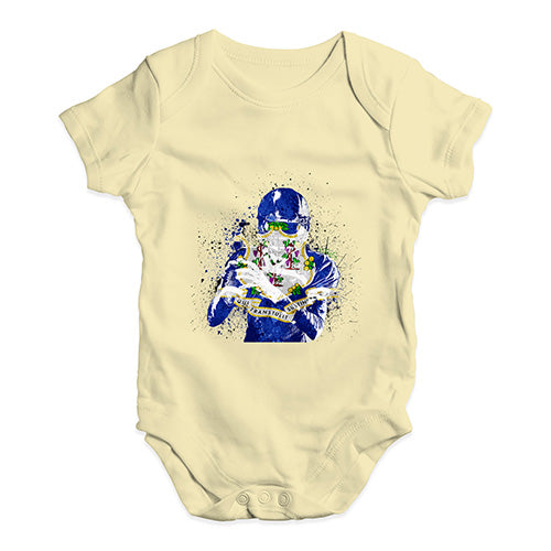 Connecticut American Football Player Baby Unisex Baby Grow Bodysuit