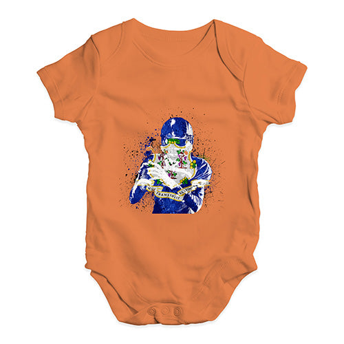 Connecticut American Football Player Baby Unisex Baby Grow Bodysuit