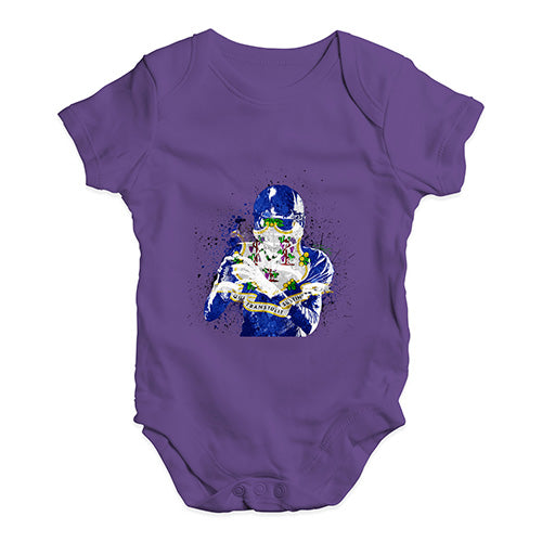Connecticut American Football Player Baby Unisex Baby Grow Bodysuit