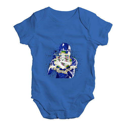 Connecticut American Football Player Baby Unisex Baby Grow Bodysuit