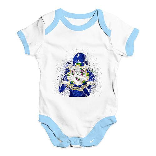 Connecticut American Football Player Baby Unisex Baby Grow Bodysuit