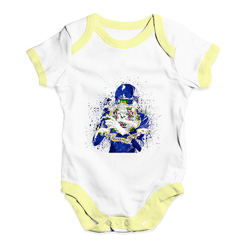 Connecticut American Football Player Baby Unisex Baby Grow Bodysuit