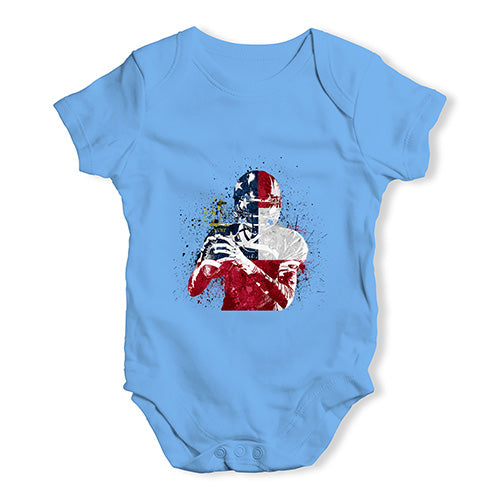 Georgia American Football Player Baby Unisex Baby Grow Bodysuit