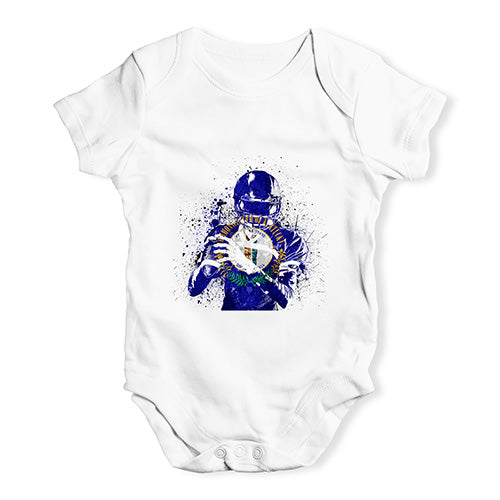 Kentucky American Football Player Baby Unisex Baby Grow Bodysuit