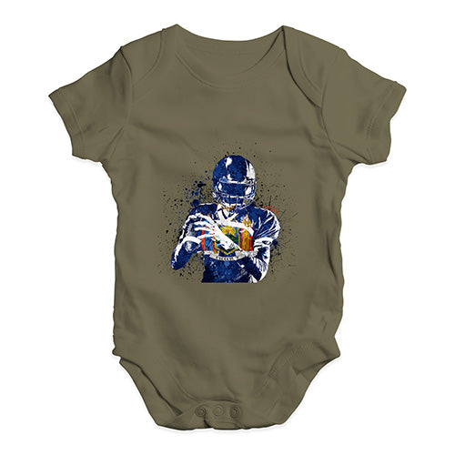 New York American Football Player Baby Unisex Baby Grow Bodysuit
