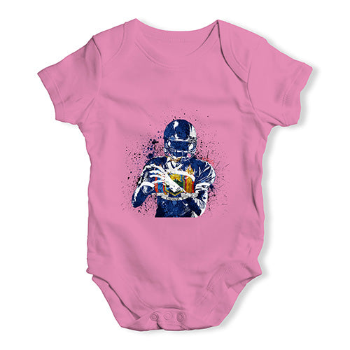 New York American Football Player Baby Unisex Baby Grow Bodysuit