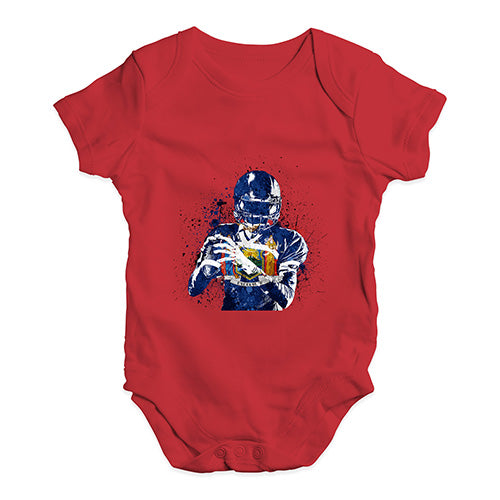 New York American Football Player Baby Unisex Baby Grow Bodysuit
