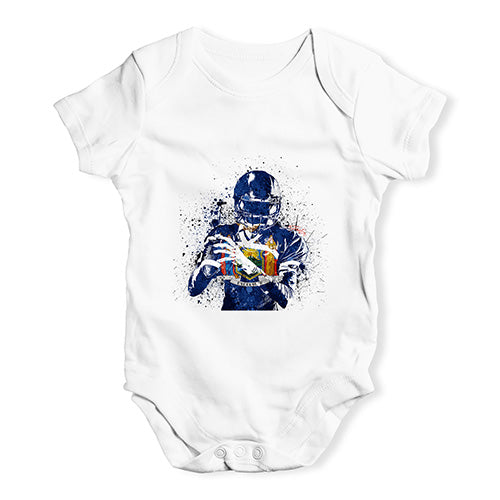 New York American Football Player Baby Unisex Baby Grow Bodysuit