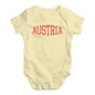 Austria College Grunge Baby Unisex Baby Grow Bodysuit