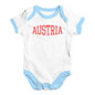 Austria College Grunge Baby Unisex Baby Grow Bodysuit